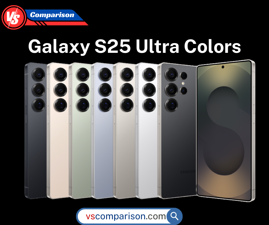 Samsung galaxy S25 Ultra colors
