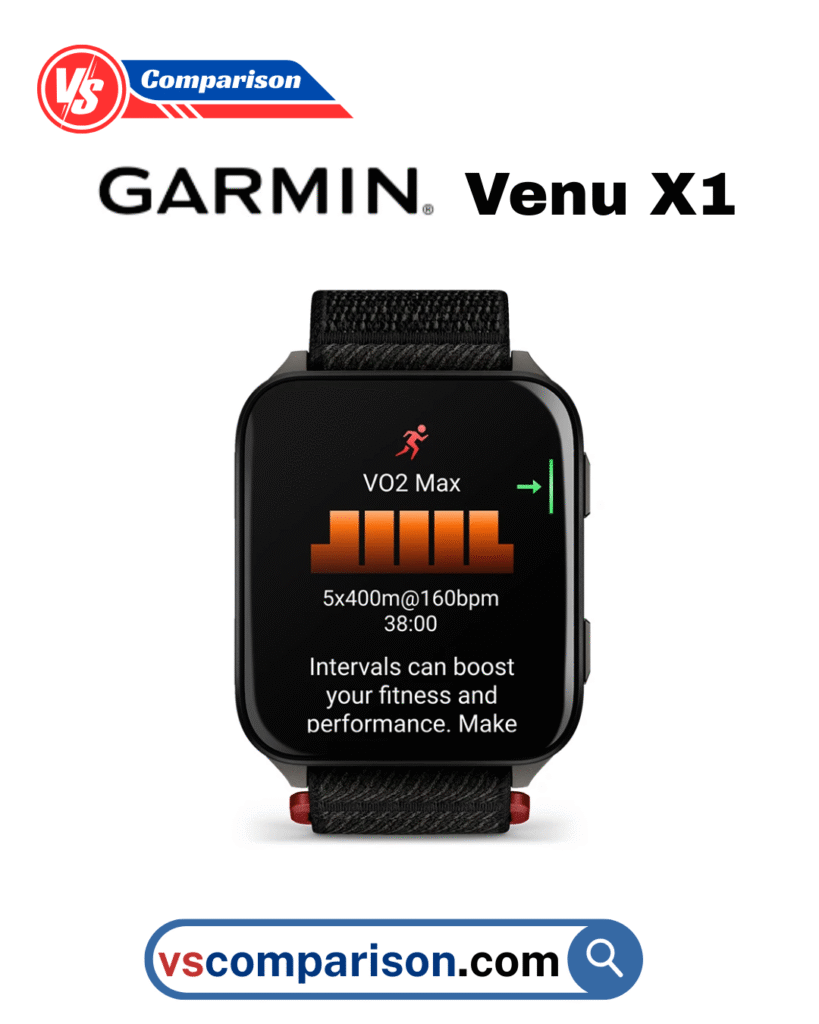 Garmin Venu X1 V02 max screen.