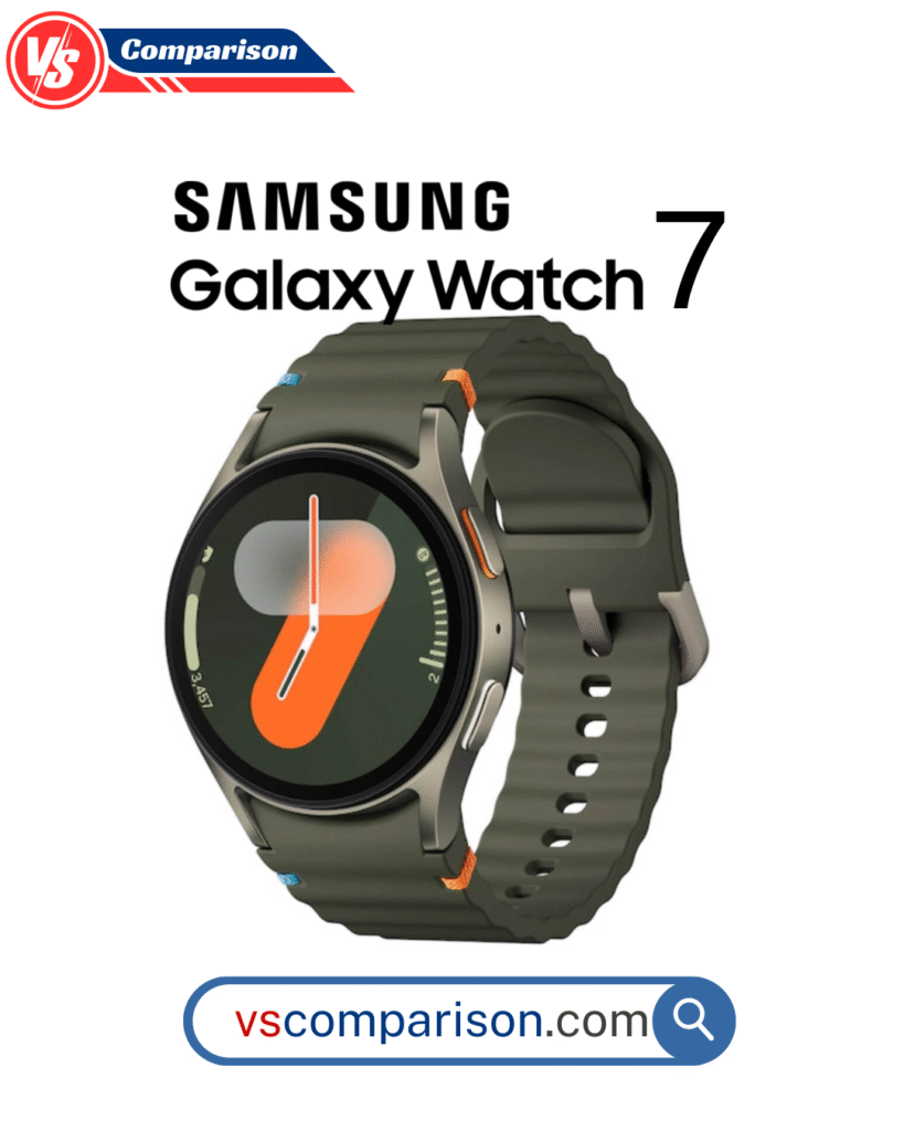 Black Samsung Galaxy watch 7 Front view