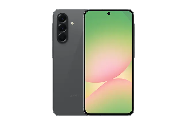 Samsung galaxy A56 front and back
