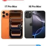 iPhone 17 Pro Max vs iPhone 16 Pro Max side by side