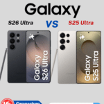 Samsung Galaxy S26 Ultra vs S25 Ultra side by side.