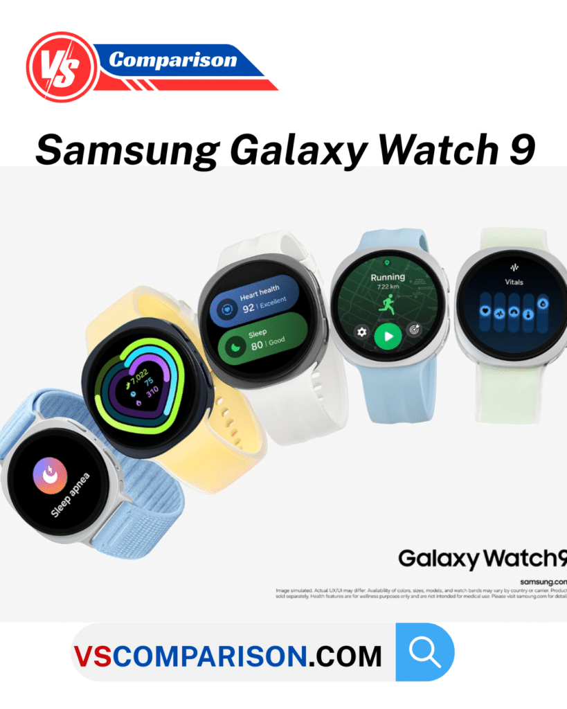Samsung Galaxy Watch 9 Different Strap Colors